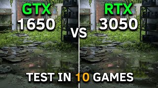 GTX 1660 vs RTX 3050  Test in 12 New Games  in 2022 [upl. by Eneluqcaj]