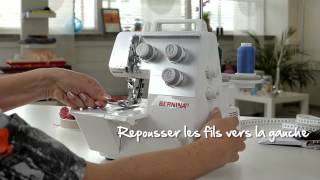 BERNINA L 220 enfilage pour point enveloppant [upl. by Iilek]