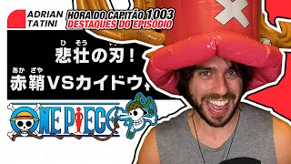 Espadas Heroicas Os Bainhas Vermelhas Vs Kaido – A Revanche  REVIEW ONE PIECE 1003 [upl. by Llednar]