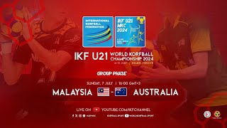 IKF U21 WKC 2024  Malaysia  Australia [upl. by Nonnac]