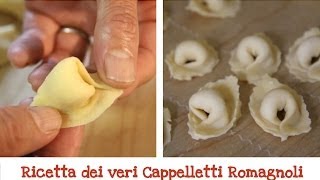 I VERI CAPPELLETTI ROMAGNOLI ricetta originale  Italian stuffed pasta sub eng [upl. by Gellman]