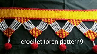 Crochet toran pattern 9 how to make [upl. by Enaid376]