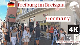 Freiburg im Breisgau Germany Walking Tour 2022 🇩🇪 [upl. by Leira4]