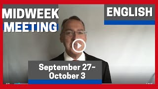 JW English Midweek Meeting 2021 Midweek Meeting September 27–October 3 [upl. by Atniuq64]