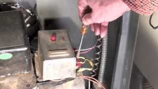 Troubleshoot the oil furnace part 3 Fire comes on but shuts down [upl. by Eenehs]