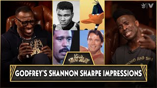 Godfreys SpotOn Impressions Shannon Sharpe Daffy Duck Schwarzenegger Biden Ali Pryor amp MORE [upl. by Vince]