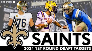 Saints Draft Targets The Only 8 Players To Consider Taking In Round 1 Of The 2024 NFL Draft [upl. by Adah256]