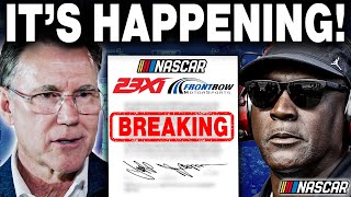 NASCAR JUST BANNED 23XI Racing and Front Row Motorsports after SHOCKING Statement [upl. by Nnilsia]