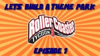 Roller Coaster Tycoon 3  Lets Build a Theme park [upl. by Natsrik]