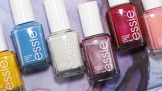 Essie Revamped Nail Polishes from the 2023 advent calendar  WINTER NAIL FEST❄️ femketjeNL [upl. by Lorna]