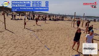 Beachvolley U18SM Ella amp Greta [upl. by Atteirneh]