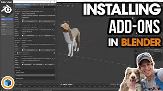 How to Install ADDONS in Blender [upl. by Jacobsen]