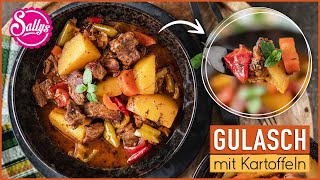 Gulasch mit Kartoffeln  Eintopf  Ramadan Rezept  Sallys Welt [upl. by Fiden]