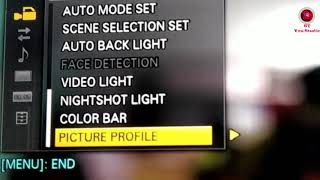 Sony nx100 PP settings picture profile settings [upl. by Harlene]