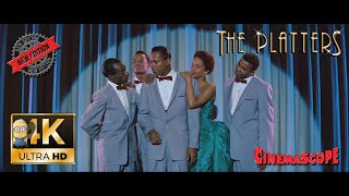 THE PLATTERS  Youll Never Never Know ⭐UHD⭐ 1956 AI 4K Restored New Settings [upl. by Aibos939]