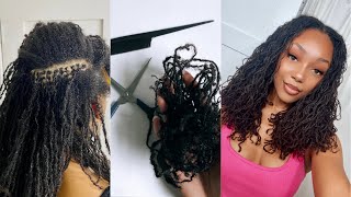 How I found my Loctician for my DIY Microlocs [upl. by Fredelia]