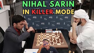 Nihal Sarin begins with a slam dunk  Nihal vs Salem  Alef Masters 2023 [upl. by Paton818]