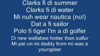 clarkes by vybz kartel ft popcorn and GAZZA WITH LYRICSflv [upl. by Carolan]