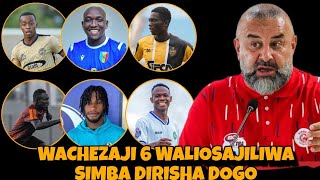 Kocha wa SIMBA Atangaza Majina ya Wachezaji 6 WALIOSAJILIWA Simba SC Dirisha Dogo la Usajili [upl. by Alleb]