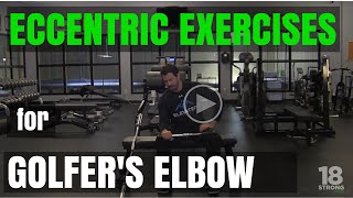 Eccentric Exercises for Golfers Elbow [upl. by Oreste]