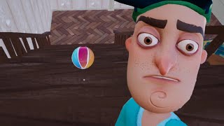 CAN IT ROLL  Ball Rolling Down Stairs  Hello Neighbor [upl. by Swanson734]