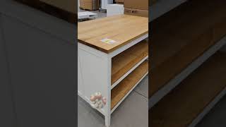 IKEA Clearance Area  Tornviken Kitchen island offwhite Oak [upl. by Girovard958]