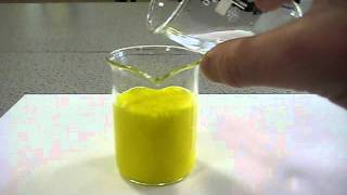 Potassium iodide and lead nitrate [upl. by Yelats]