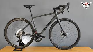 BICICLETA DE RUTA CUBE ATTAIN SLX GREY amp BLACK 2023 [upl. by Ryhpez]