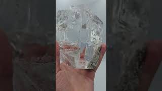 Halite crystal with water inside enhydro halite 1704g  Bakhmut field Ukraine [upl. by Rocco]