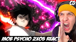 MOB VS KEIJI MOGAMI  MELHOR EPISÓDIO  React Mob Psycho 100 EP 5 temporada 2 [upl. by Asiulana]