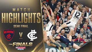 Melbourne v Carlton Highlights  SemiFinal 2023  AFL [upl. by Aes]