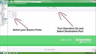 Configuring Port Mirroring on ConneXium TCSESM Managed Switch  Schneider Electric Support [upl. by Yud]