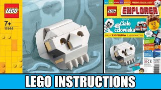 LEGO Instructions  Creator  Magazine Gift  Skull [upl. by Dohsar]