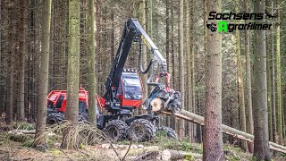 Komatsu 931xc im Einsatz  Forst im Erzgebirge  Sachsens Agrarfilmer [upl. by Scurlock403]