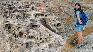 The Amazing CAVE TOWN of Uplistsikhe  Georgia Travel Vlog [upl. by Zechariah909]