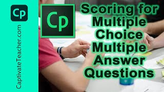 Adobe Captivate  Scoring for Multiple Answer Questions [upl. by Hgielyk479]