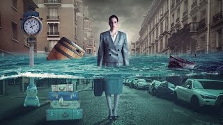 city underwater photo manipulation  photoshop tutorial [upl. by Abocaj]