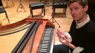 Kristian Bezuidenhout explains the fortepiano in Toronto [upl. by Soalokin]