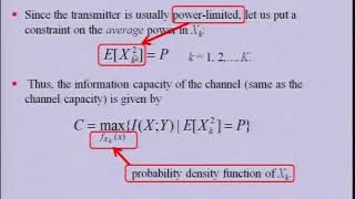 Gaussian Channel and Information Capacity Theorem [upl. by Calvo]