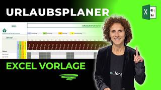 Excel Urlaubsplaner Vorlage  mit Feiertagen [upl. by Michaelina]