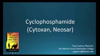 CC How to Pronounce cyclophosphamide Cytoxan Neosar Backbuilding Pharmacology [upl. by Drawe]