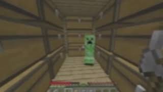 Creeper blows up kids torch chests [upl. by Ahsekahs829]