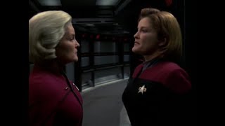 Admiral Janeways Tells Captain Janeway About the Future [upl. by Nerok]