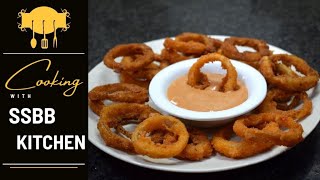 Homemade Crunchy amp Crispy Onion Rings  Super Easy Way To Make Onion Rings At Home  SSBB KITCHEN [upl. by Ora]