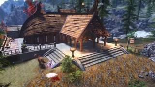 Skyrim Special Edition Nyclixs ENBReshade Comparison with Vanilla [upl. by Gianina]