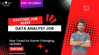 Daily Job Update Data Analyst Jobs  Apply Now [upl. by Reeva280]