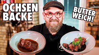 Ochsenbacken 🛑 SousVide zubereitet mit zwei Rezepten [upl. by Uase455]