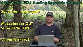 AGFC 2024 Hunting Regulation Changes  Spear Hunting  Strait Walled Cartridge  Velvet Archery [upl. by Ellevehs]