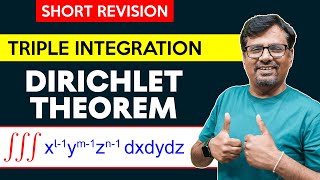 Triple Integral  Dirichlet Theorem Short Revision  Integral Calculus Revision [upl. by Nimaynib84]