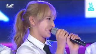 161225 SAF BOOM UP SHOW DAY4 WJSN MoMoMo  interview  비밀이야  2016 SBS Award Festival SAF [upl. by Nelehyram]